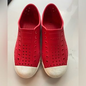 Native red shoes